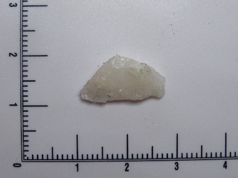 Quartz backed microlith: approx. 5000-10,000 years