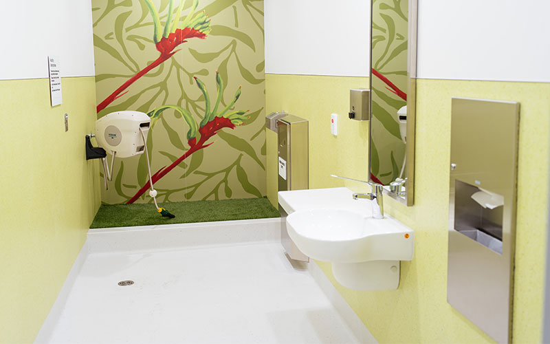 Service Animal Relief Area at Perth Airport