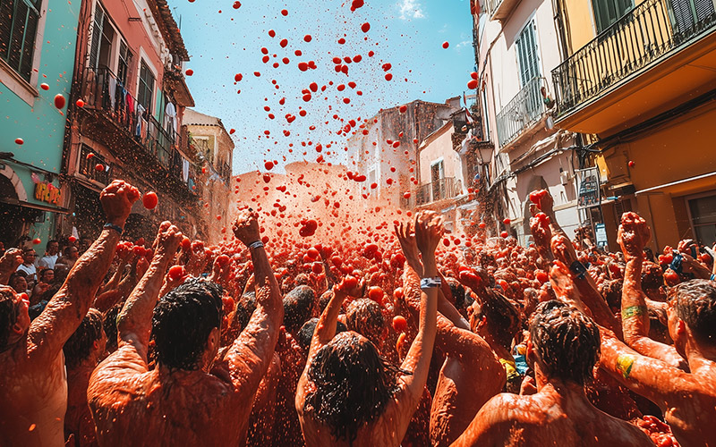 La Tomatina Festival, Spain