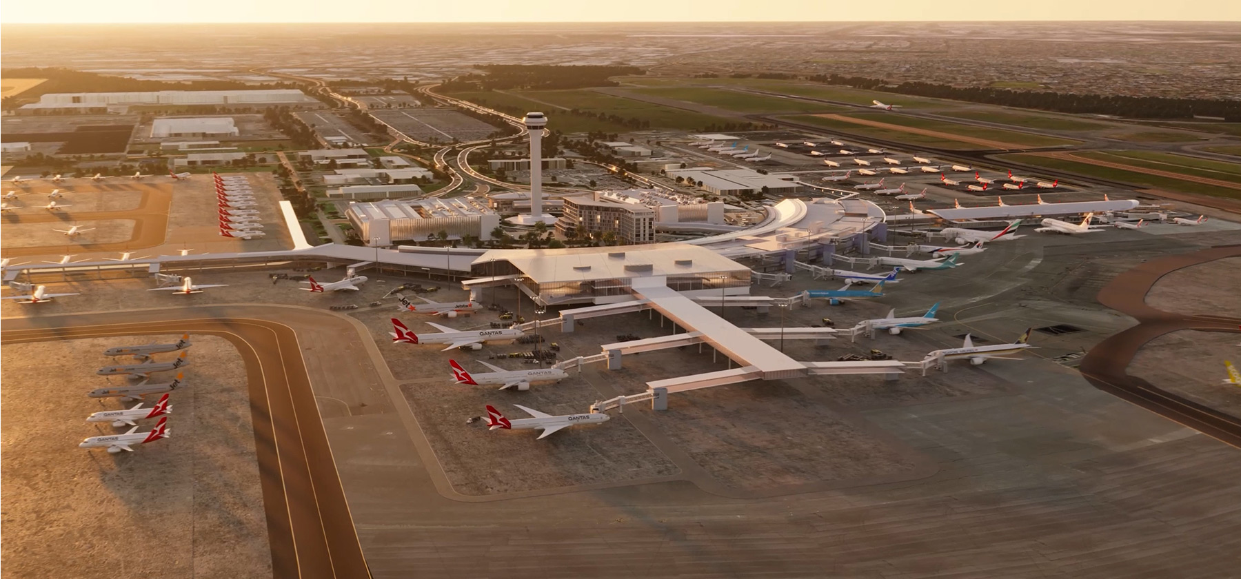 New Terminal Aerial Render